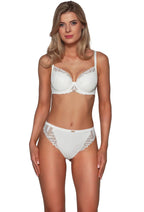 Yasmin | reggiseno push-up in pizzo - ecru - 2104