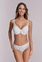 Yasmin | reggiseno push-up in pizzo - ecru - 2104
