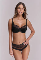 Yasmin | reggiseno semi soft con ferretto - nero - 2105