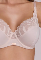 Yasmin | reggiseno soft con ferretto in microfibra e pizzo