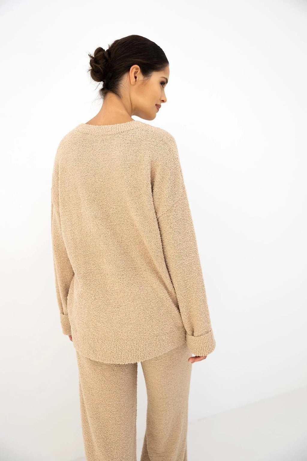 Zerina - tuta homewear da donna in soffice bouclé
