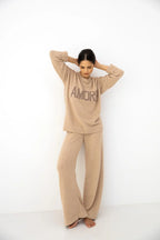 Zerina - tuta homewear da donna in soffice bouclé