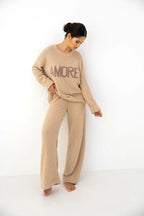 Zerina - tuta homewear da donna in soffice bouclé